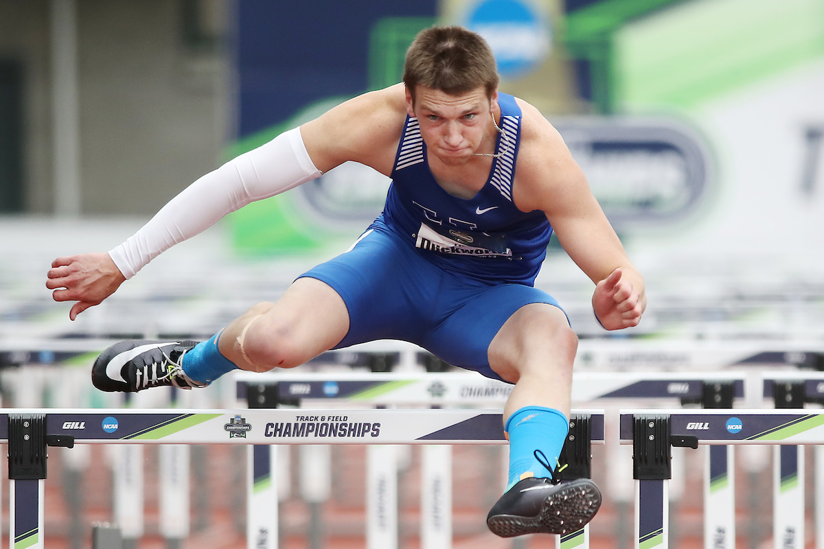Tim Duckworth.

Day two of the NCAA Track and Field Outdoor National Championships. Eugene, Oregon. Thursday, June 7, 2018.

Photo by Chet White | UK Athletics