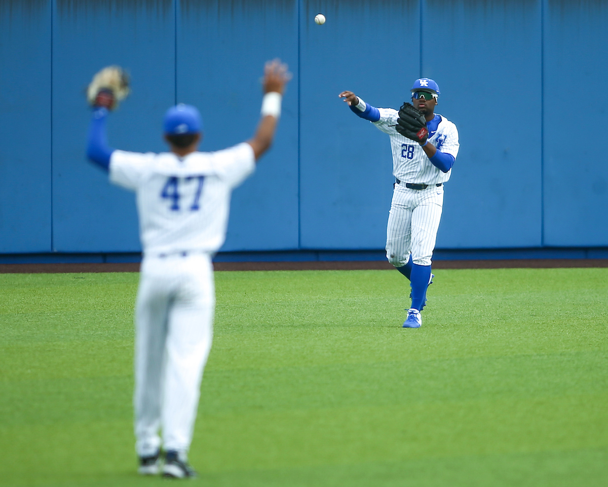 Oraj Anu, Ryan Ritter.

Kentucky defeats Dayton 14-3.

Photo by Grace Bradley | UK Athletics
