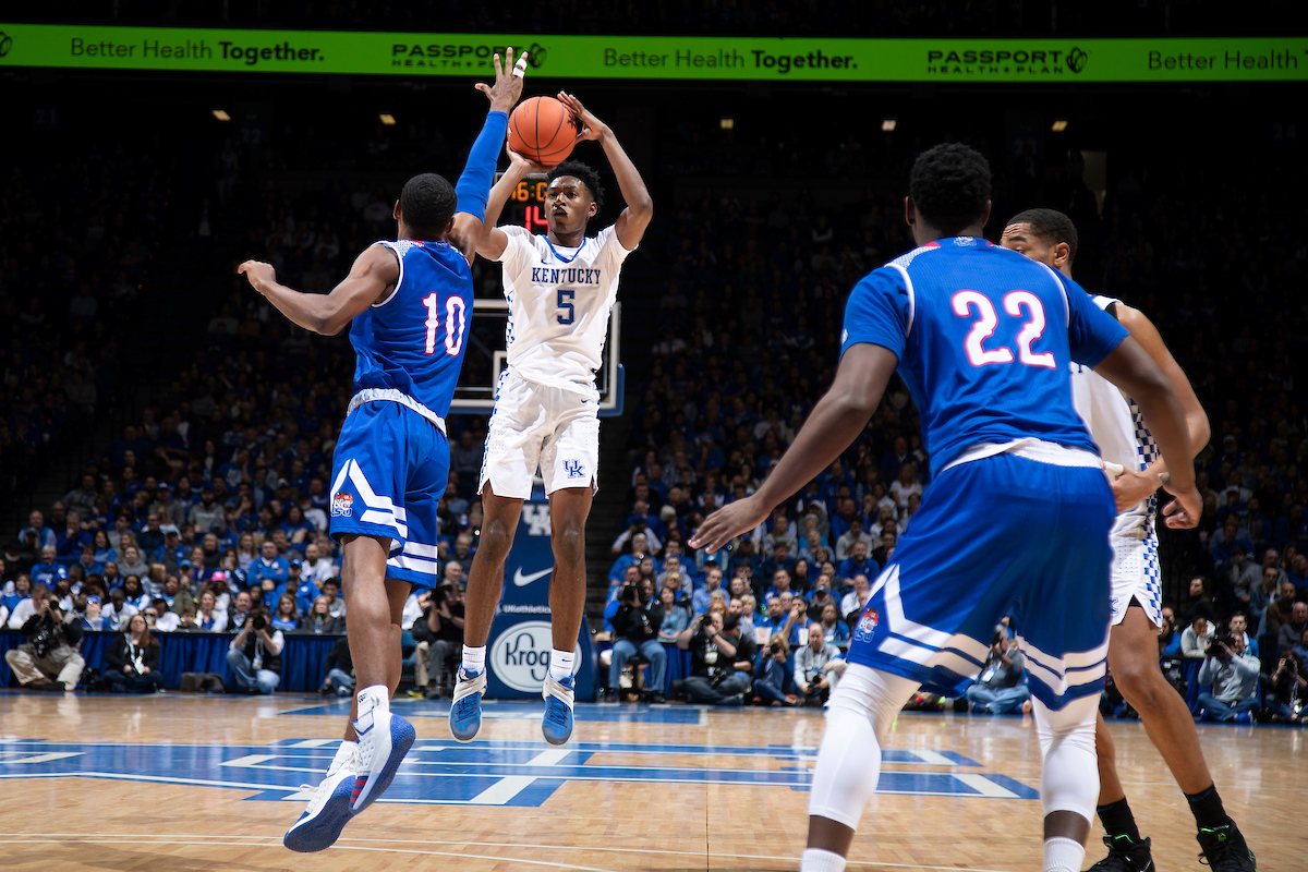 Immanuel Quickley.

Kentucky beat Tennessee State 77-62.

Photo by Chet White | UK Athletics