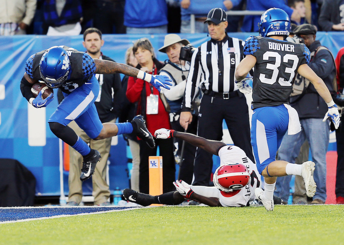A.J. Rose

Georgia beats UK 34-17.

Photo by Britney Howard | UK Athletics