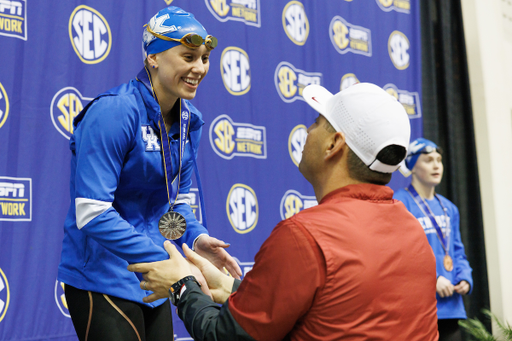 Caitlin Brooks.

Day five of the SEC Swim and Dive Championship.

Photo by Elliott Hess | UK Athletics