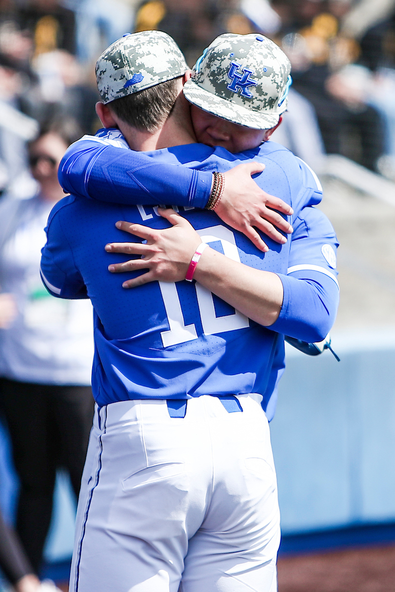 Tanner Kim. Chase Estep.

Kentucky loses to Ole Miss 1-10.

Photo by Sarah Caputi | UK Athletics
