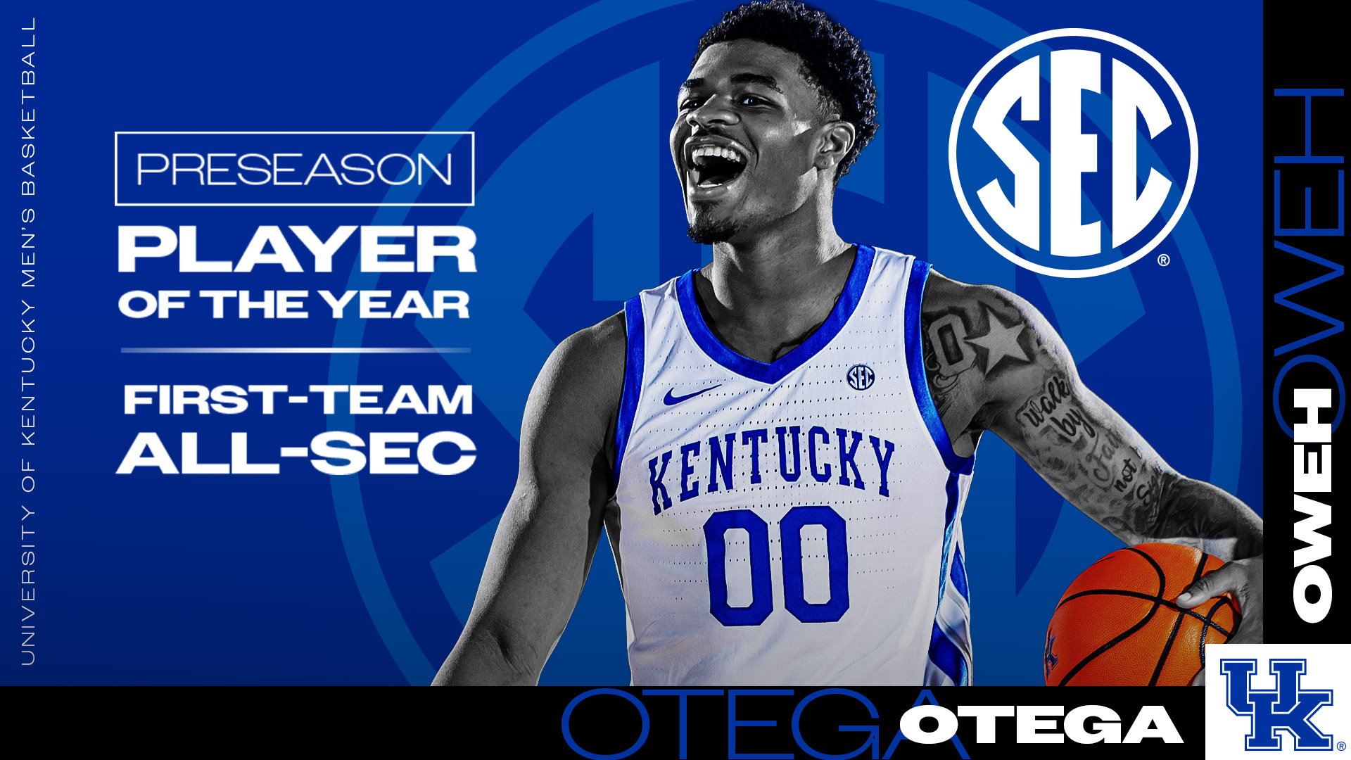 Otega Oweh Selected as SEC Preseason Player of the Year
