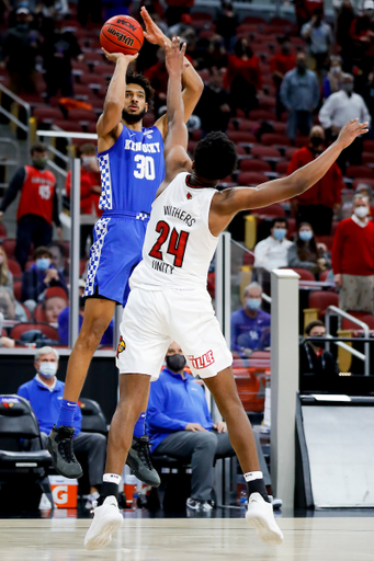 Olivier Sarr. 

Kentucky loses to Louisville 62-59.

Photo by Chet White | UK Athletics