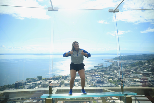 Kelsee Henson.

The University of Kentucky softball team visits the Space Needle in Seattle, Washington on May 22, 2019.

Photo by Noah J. Richter | UK Athletics