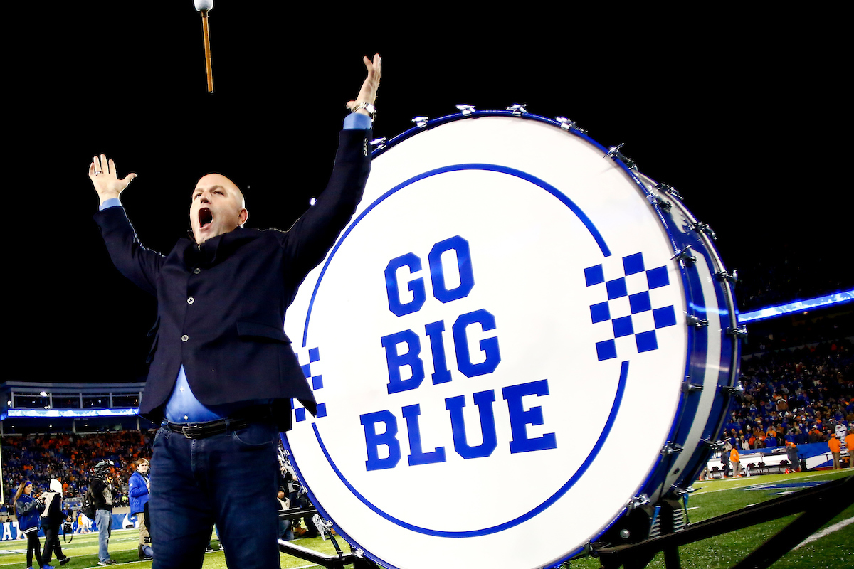 Honorary Captain. 

Kentucky falls to Tennessee 17-13. 

Photo by Eddie Justice | UK Athletics