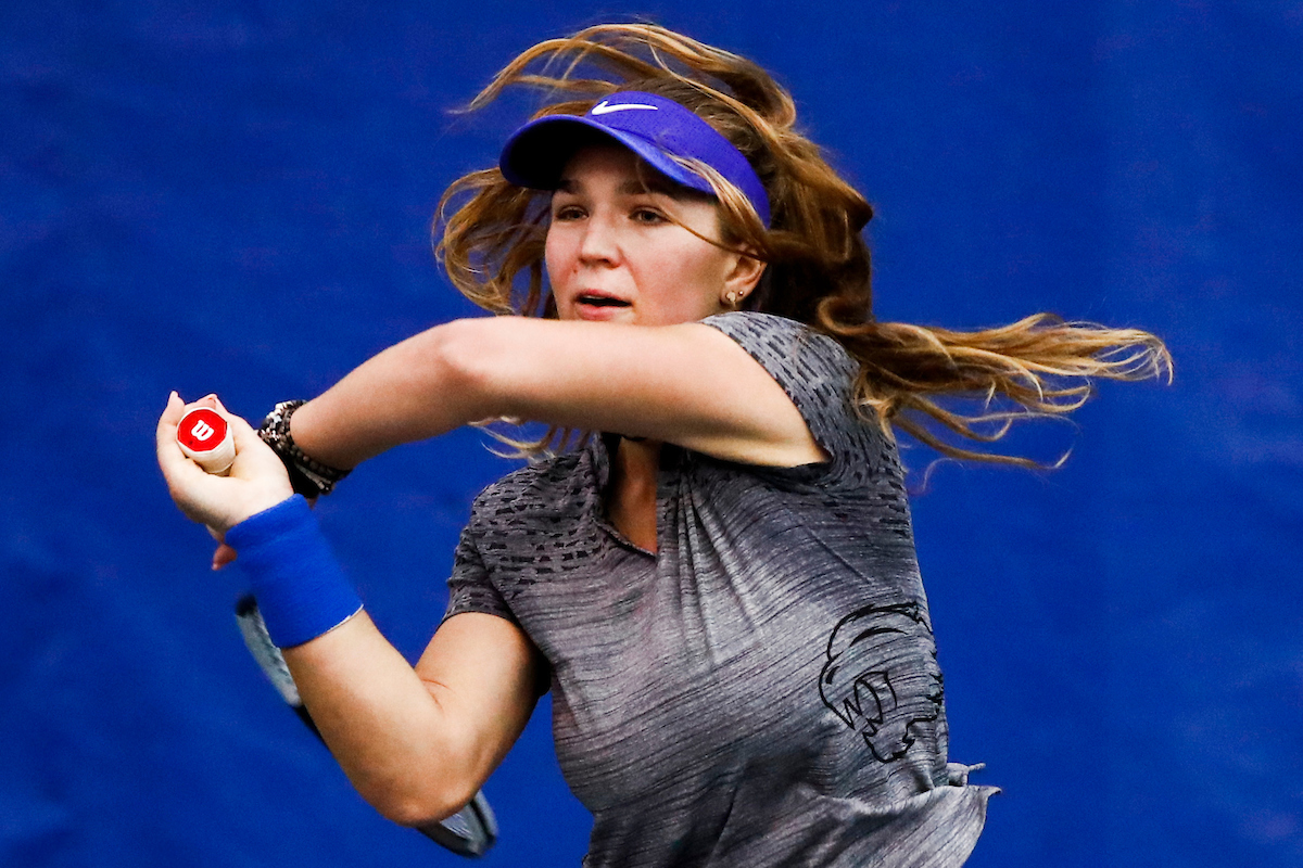 Akvile Parazinskaite.

Kentucky beats South Florida 4-0.

Photo by Hannah Phillips | UK Athletics