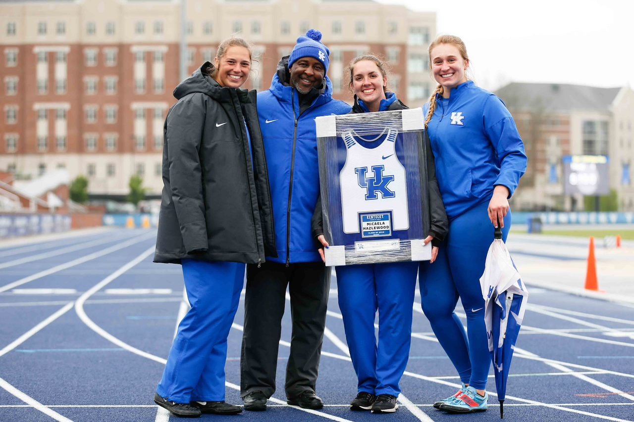 Michaela Hazlewood.

UK Track and Field Senior Day

Photo by Isaac Janssen | UK Athletics