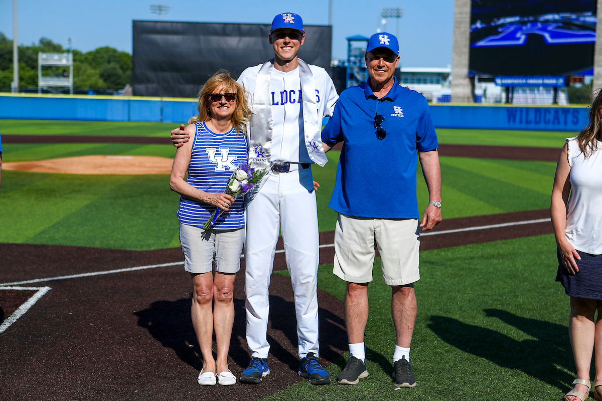 Alex Degen.

2022 Kentucky Baseball Senior Day.

Photo by Sarah Caputi | UK Athletics