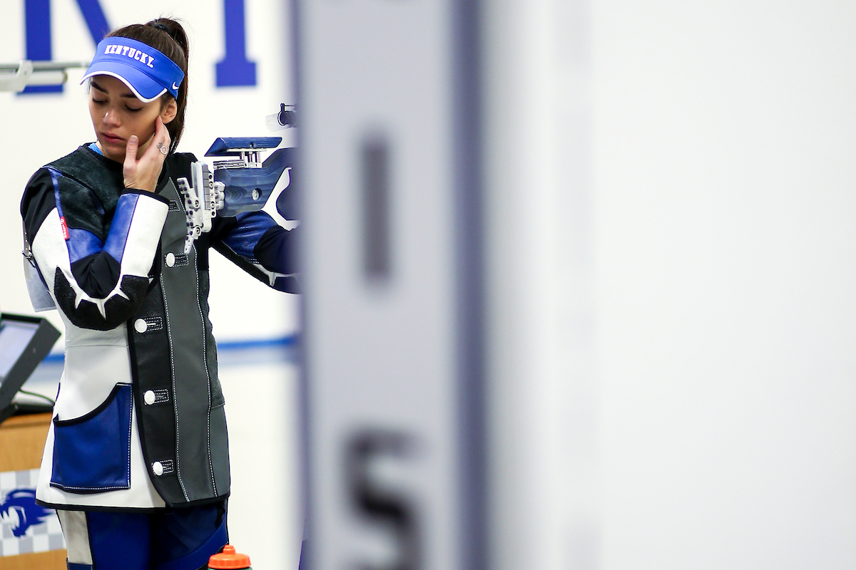 Ruby Gomes. 

Kentucky beat Memphis. 

Photo by Eddie Justice | UK Athletics