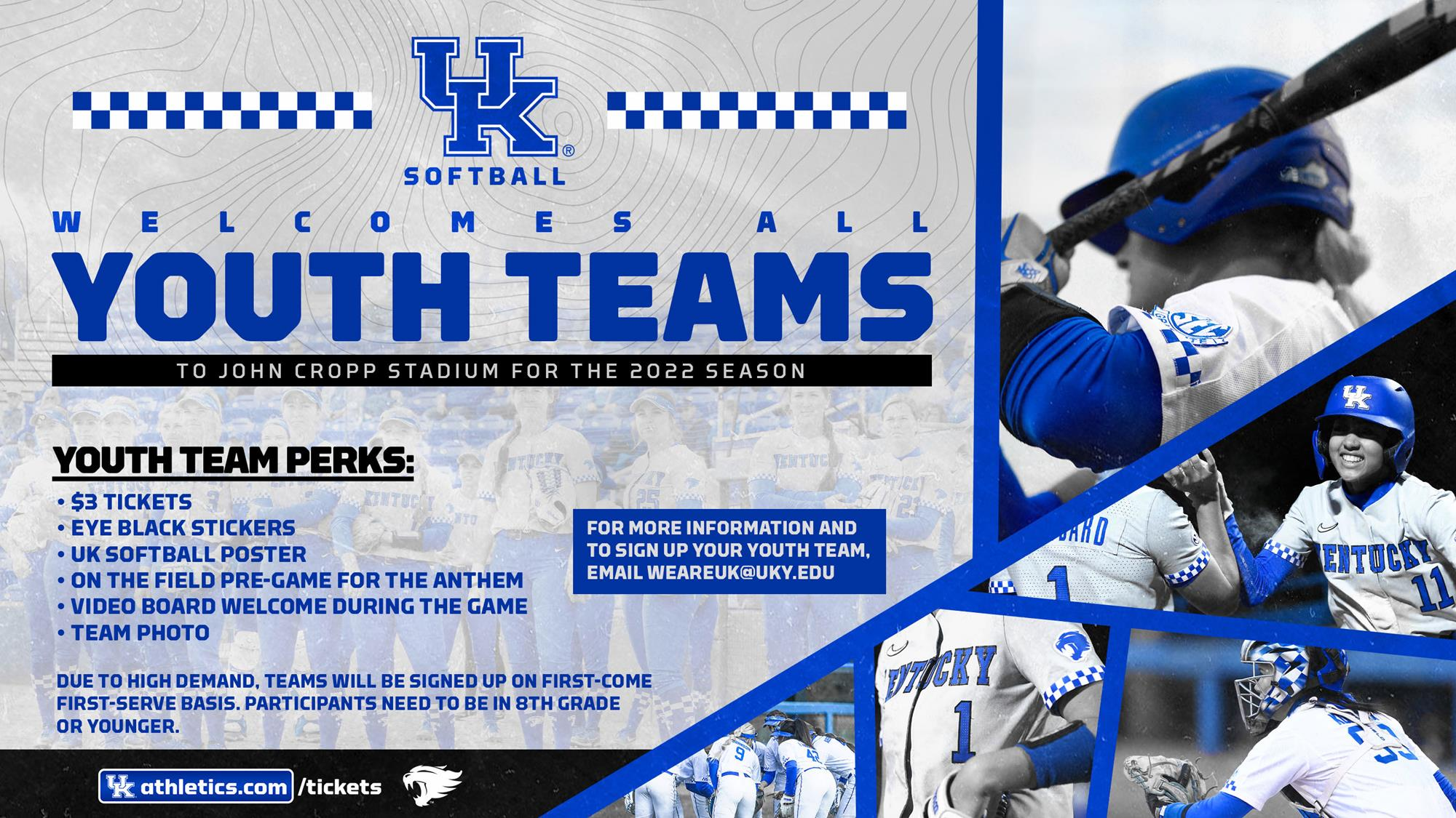 Kentucky Softball Announces Youth Team Packages for 2022