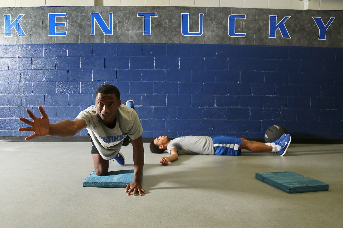 Big Blue Caravan. Somerset, Ky. Somerset Kroger. June 21, 2018.

Photo by Chet White | UK Athletics
