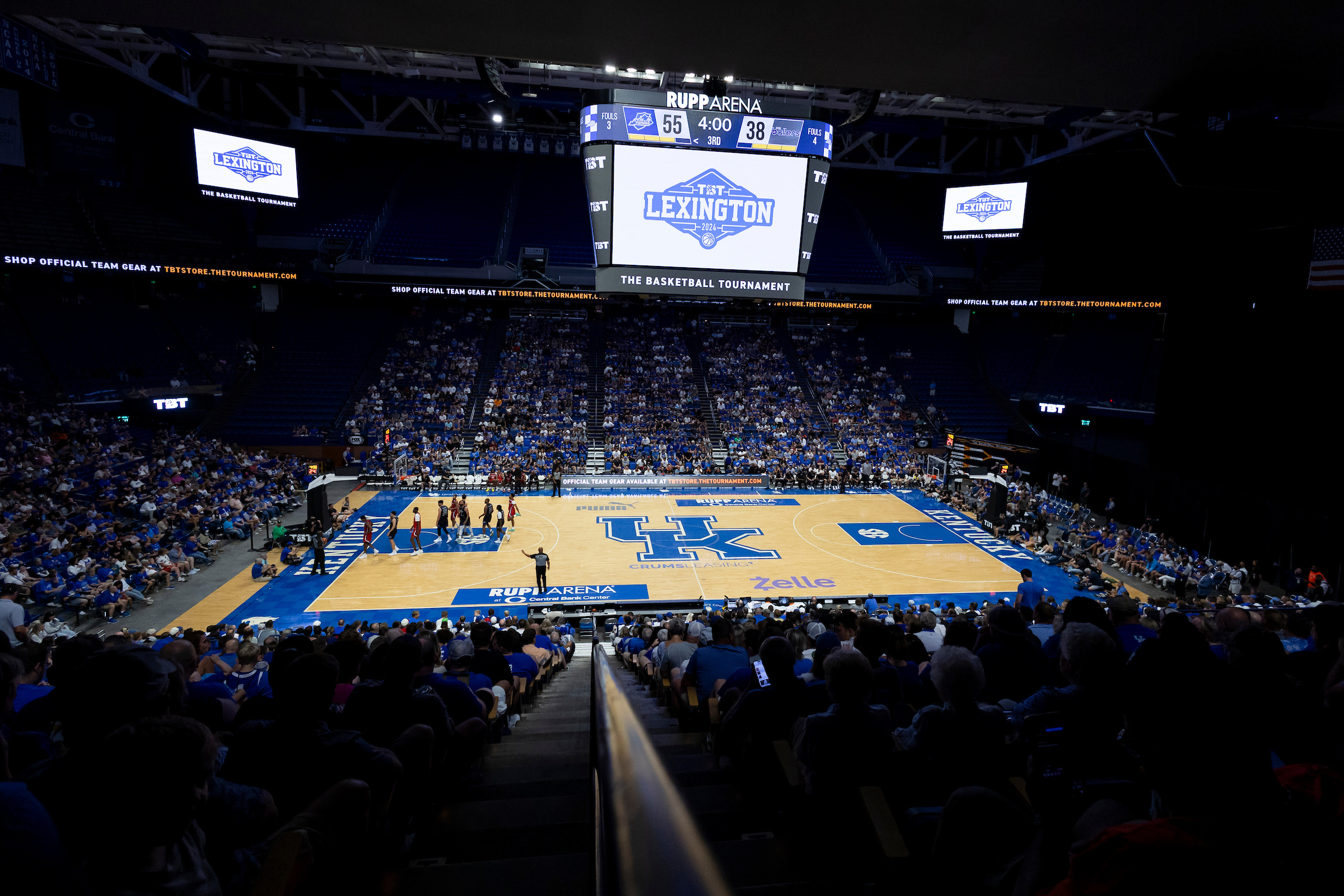 Pack Rupp Arena for La Familia's "The Basketball Tournament" Lexington Regional Final