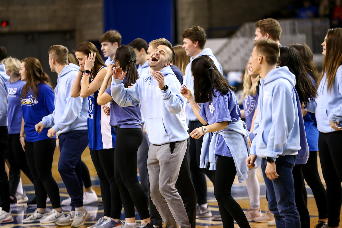 Dance Blue. 

Kentucky beat Georgia 88-77.

Photo by Eddie Justice | UK Athletics
