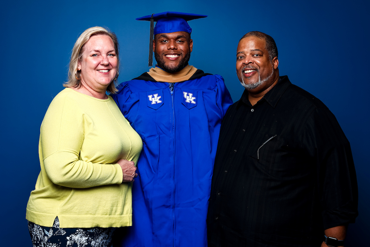Quintin Wilson.

May 2022 CATS graduation.

Photo by Eddie Justice | UK Athletics