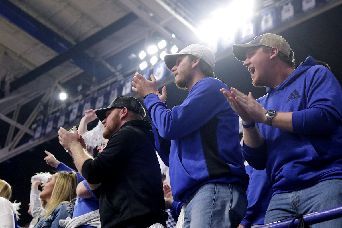 Fans.

Kentucky beat Tennessee 86-69.

Photo by Meghan Baumhardt | UK Athletics
