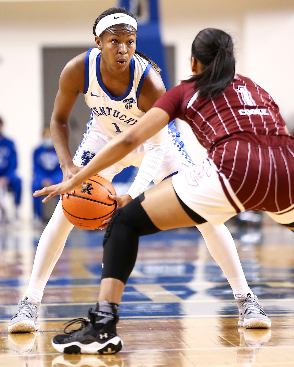 Robyn Benton.

Kentucky loses to South Carolina 59-50.

Photo by Grace Bradley | UK Athletics