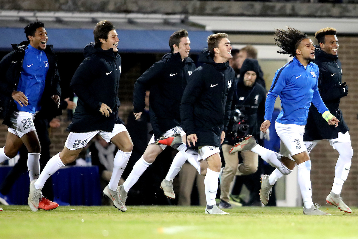 Men's soccer beats Lipscomb 2-1.

Photo by Quinn Foster | UK Athletics