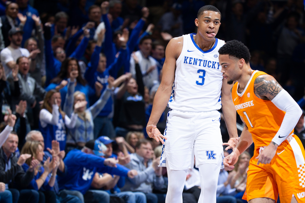 Keldon Johnson.

Kentucky beat Tennessee 86-69.

Photo by Chet White | UK Athletics