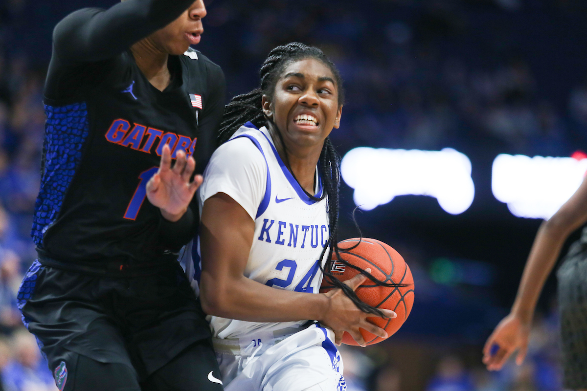 Taylor Murray

The UK Women's Basketball team beat Florida 62-51. 

Photo by Hannah Phillips | UK Athletics