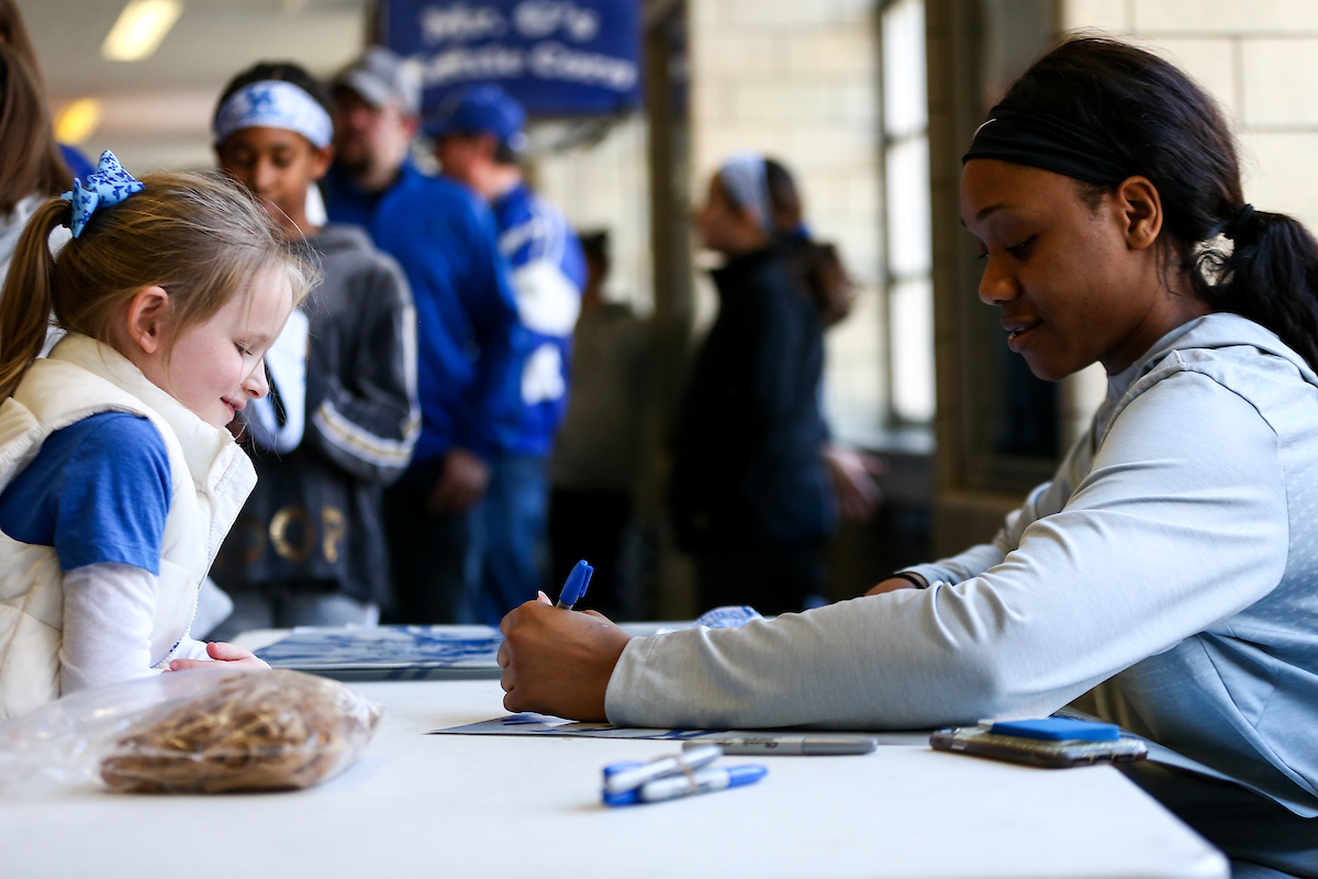 Ogechi Anyagaligbo. 

Kentucky fell to Florida 70 - 62. 

Photo by Eddie Justice | UK Athletics