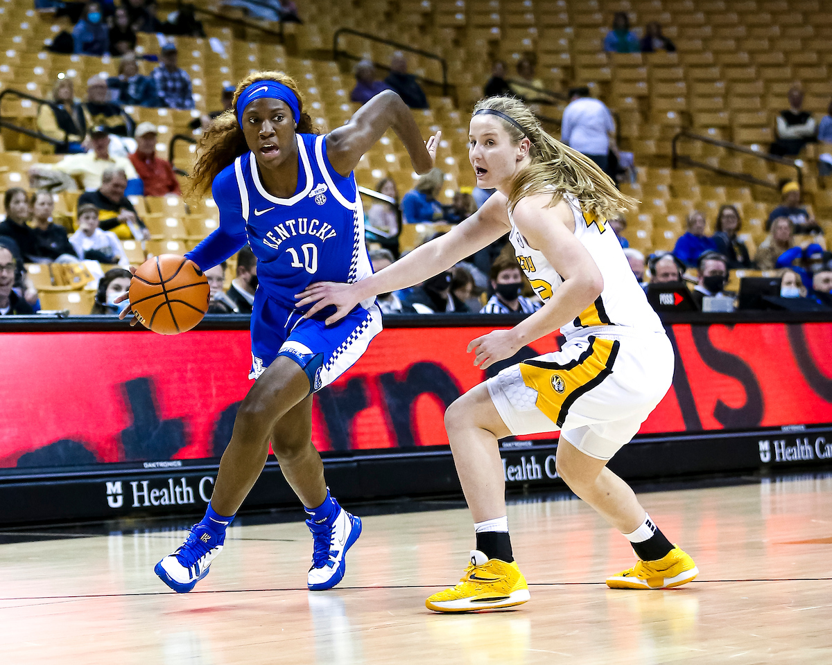 Rhyne Howard.

Kentucky defeats Missouri 78-63.

Photo by Eddie Justice | UK Athletics