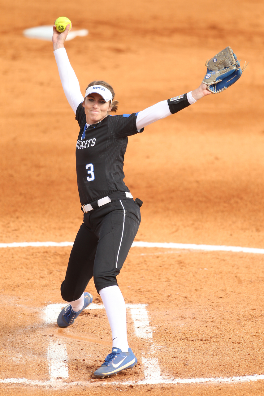 Grace Baalman.

The University of Kentucky softball team beat Alabama 11-6 on Saturday, March 31st, 2018, at John Cropp Stadium in Lexington, Ky.

Photo by Quinn Foster I UK Athletics