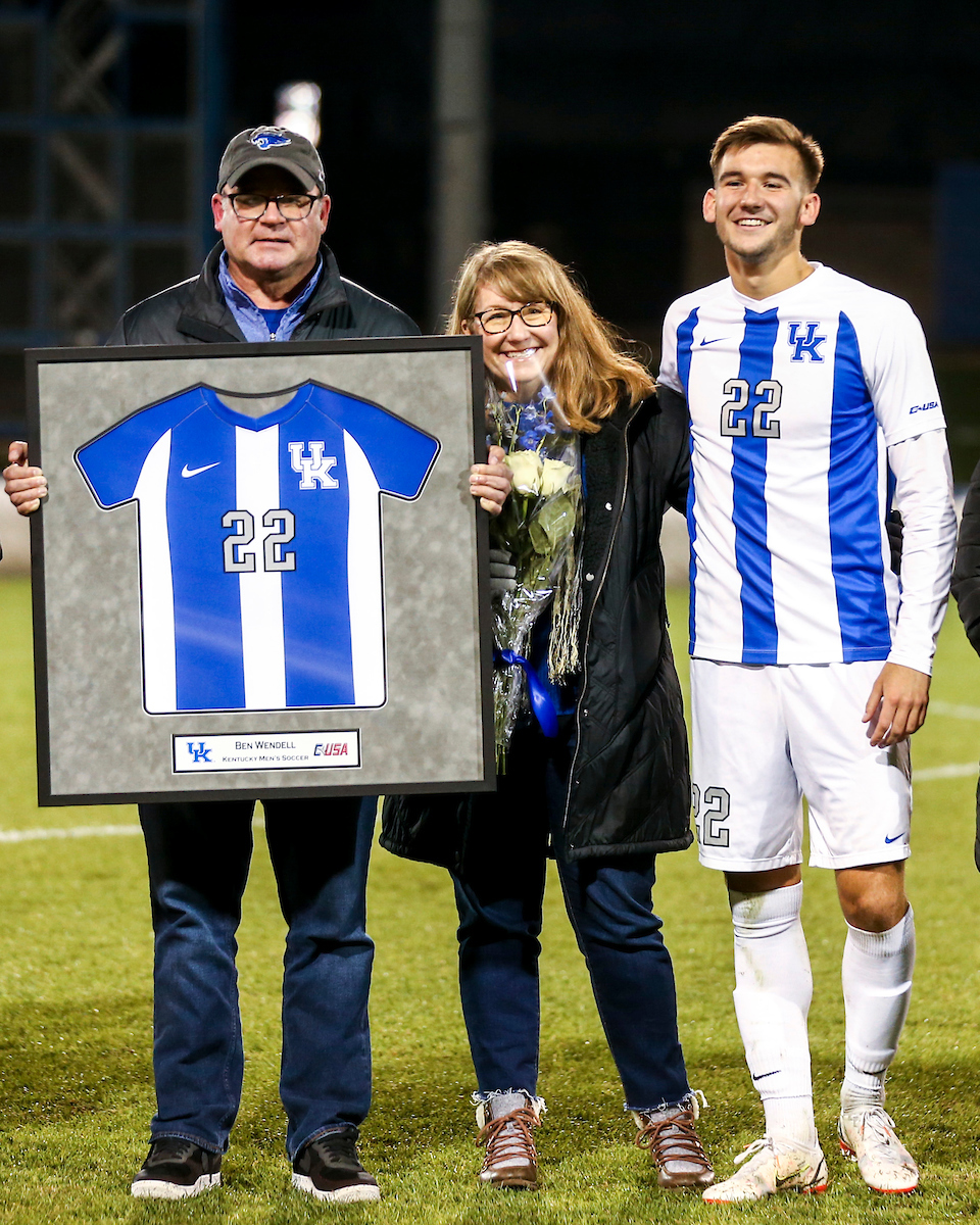 Ben Wendell.

Kentucky MSOC Recognizes 14 Seniors.

Photo by Grace Bradley | UK Athletics