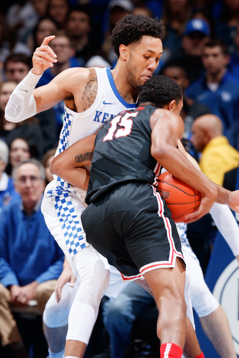 EJ Montgomery.

Kentucky beat Lamar 81-56.


Photo by Elliott Hess | UK Athletics