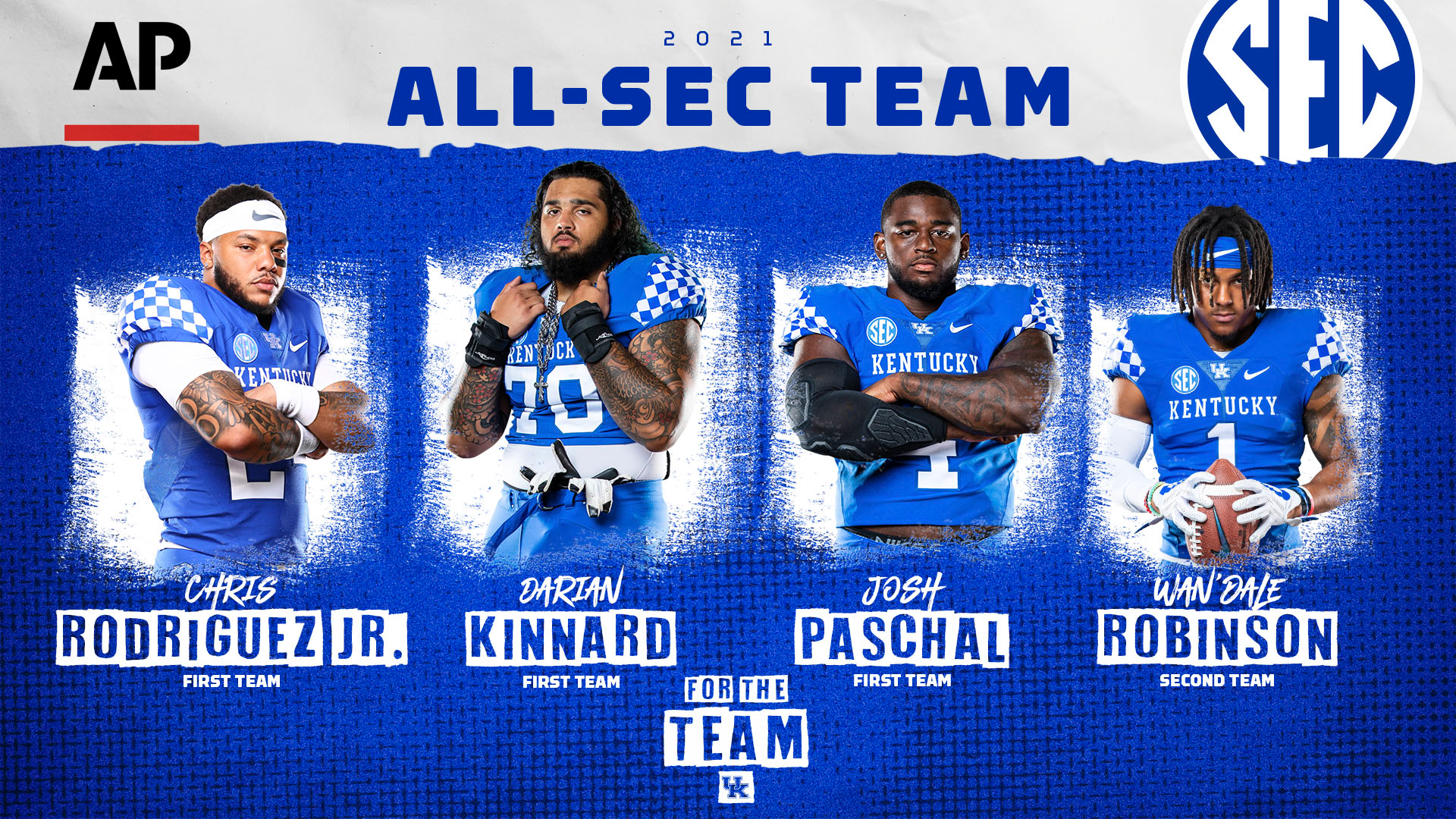 Four Wildcats Named AP All-SEC