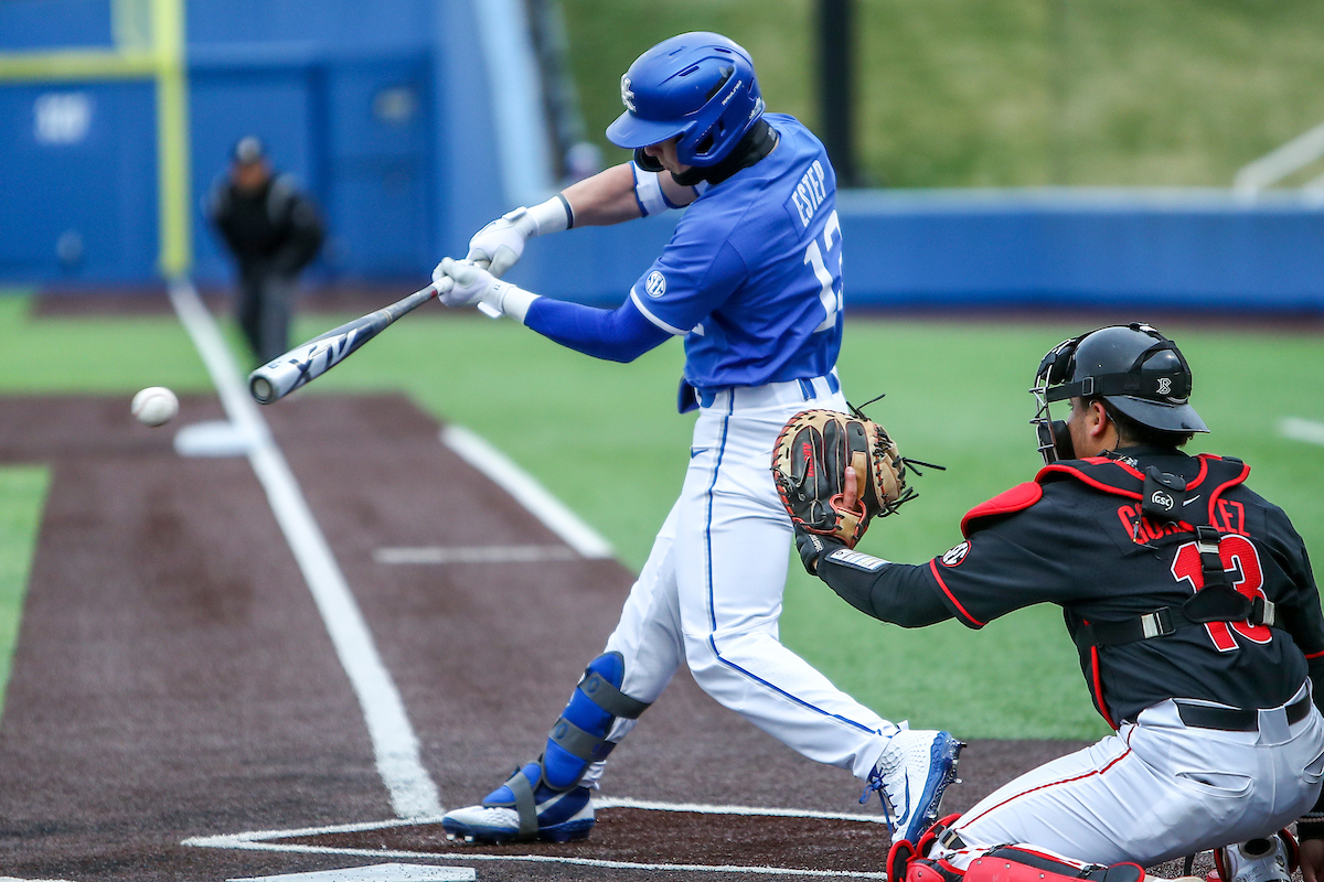 Chase Estep.

Kentucky loses to Georgia 2-4.

Photo by Sarah Caputi | UK Athletics