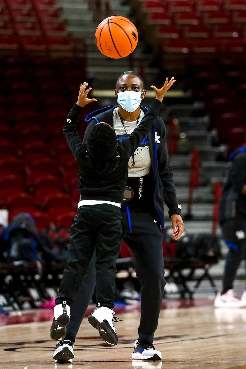 Niya Butts.

Kentucky at Arkansas Shootaround.

Photo by Eddie Justice | UK Athletics