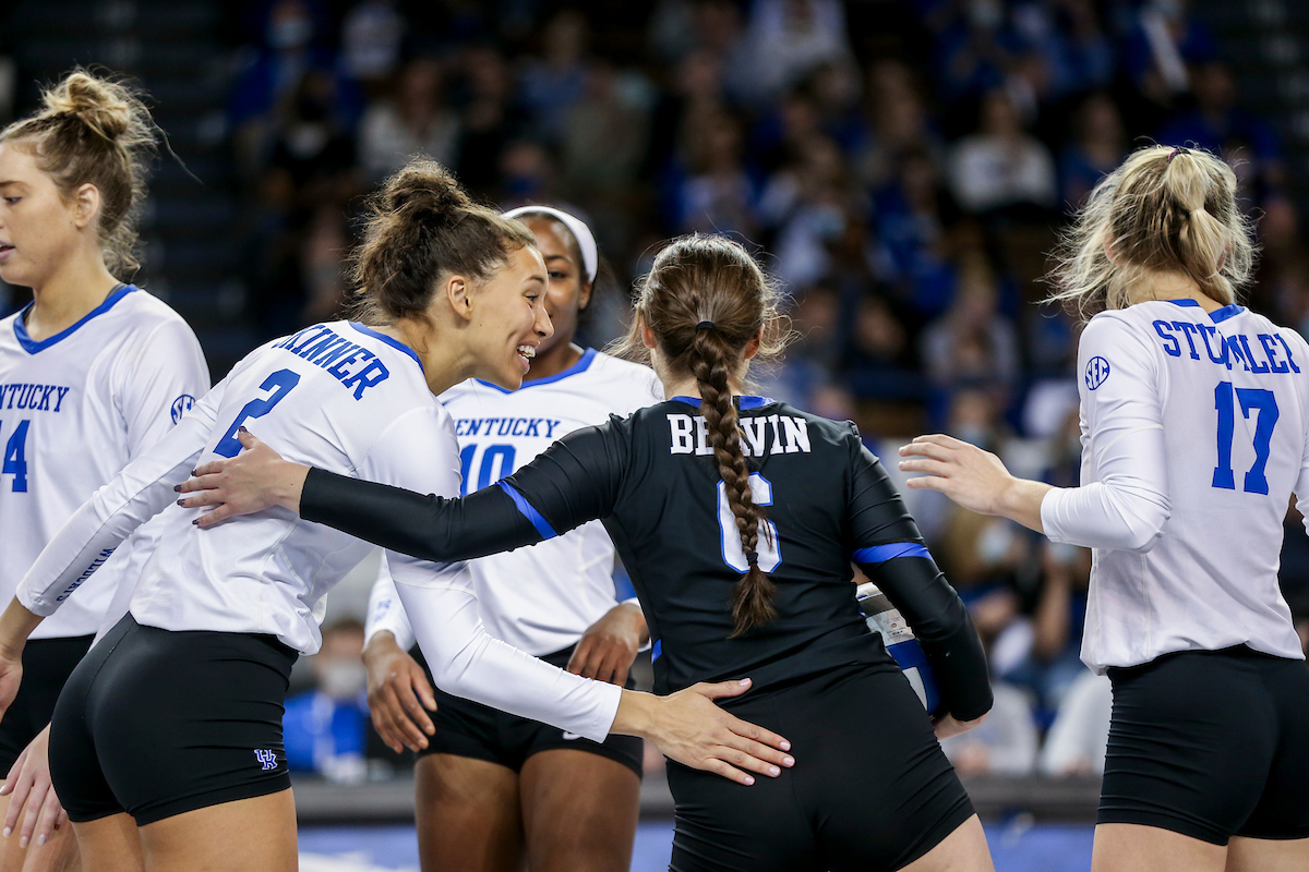 Madi Skinner.

Kentucky sweeps Texas A&M 3 - 0.

Photo by Sarah Caputi | UK Athletics