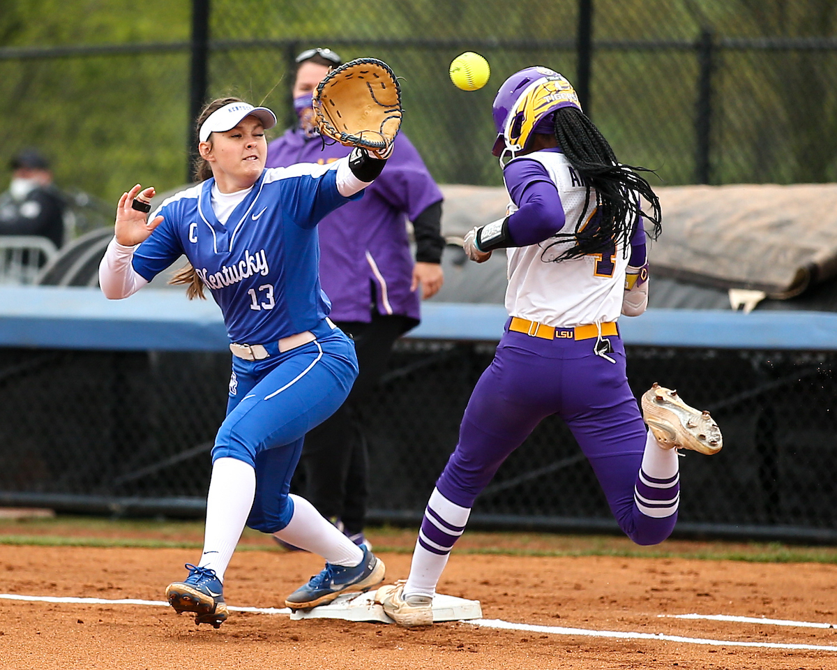 Mallory Peyton. 

Kentucky loses to LSU 10-7. 

Photo by Eddie Justice | UK Athletics