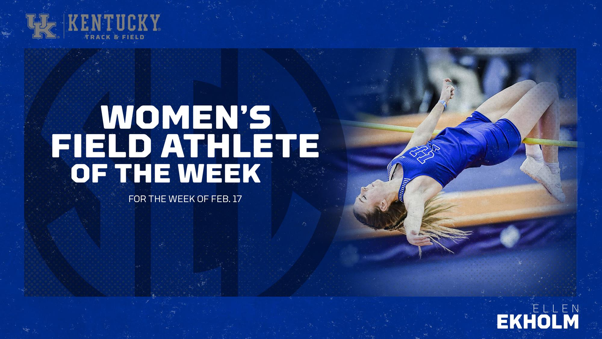 Ellen Ekholm Named SEC Women’s Field Athlete of the Week