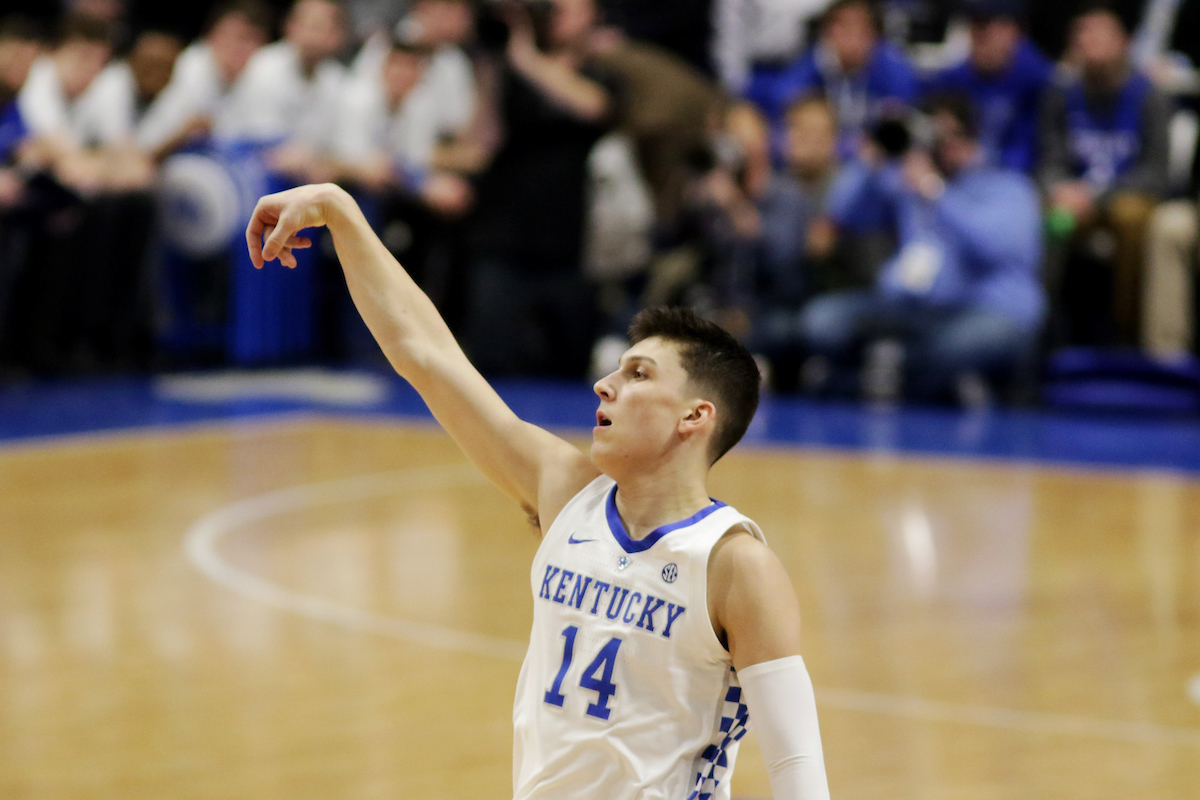 Tyler Herro.

Kentucky beat Tennessee 86-69.

Photo by Meghan Baumhardt | UK Athletics