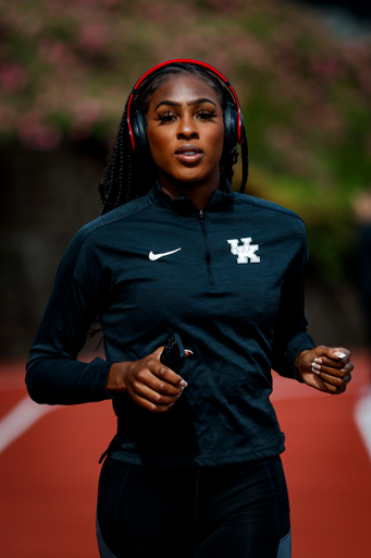 Alexis Holmes.

Shake out.

NCAA Track and Field Outdoor Championships.

Photo by Chet White | UK Athletics