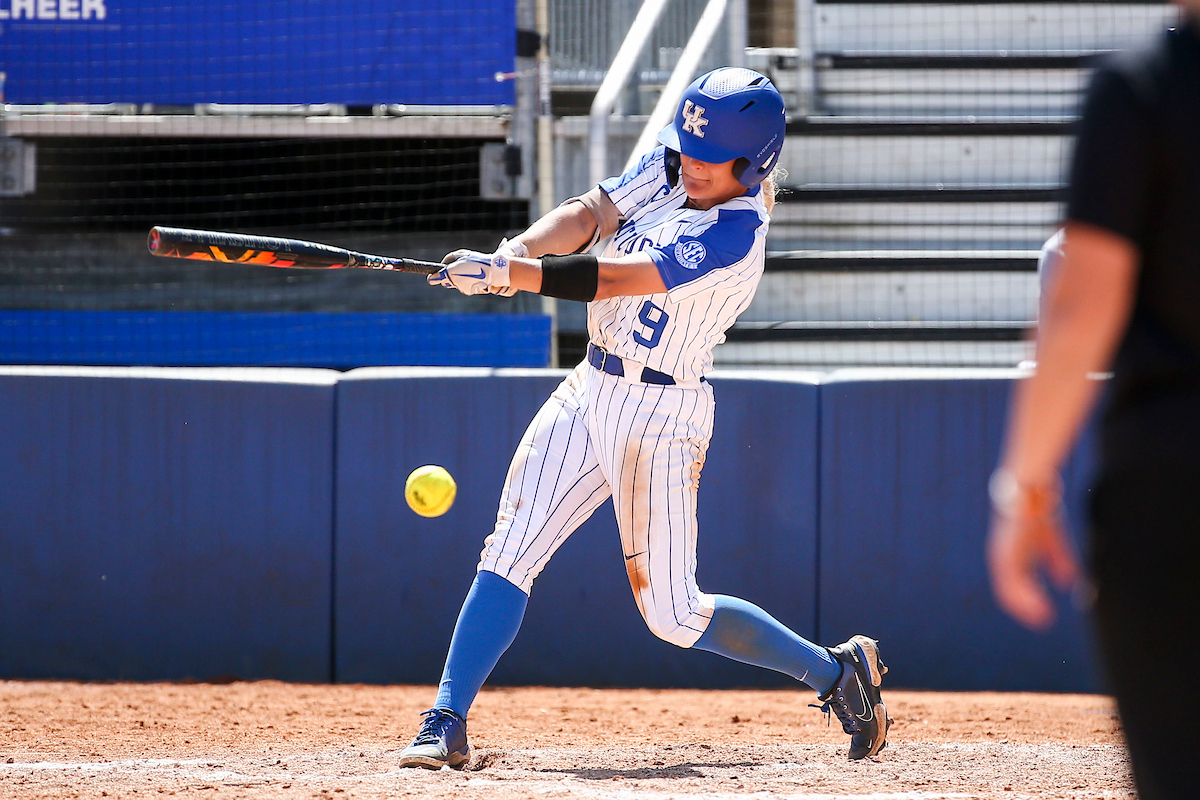 Lauren Johnson.

Kentucky defeats Mississippi State 9-5.

Photo by Sarah Caputi | UK Athletics