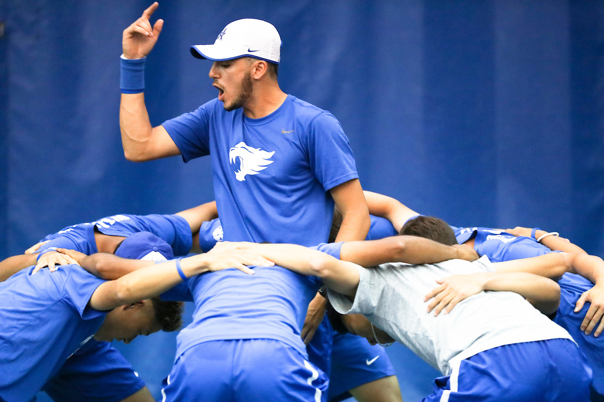 Team. Enzo Wallart. 

Kentucky men's tennis falls to Tennessee 0-4 on Sunday, April 14th..

Photo by Eddie Justice | UK Athletics