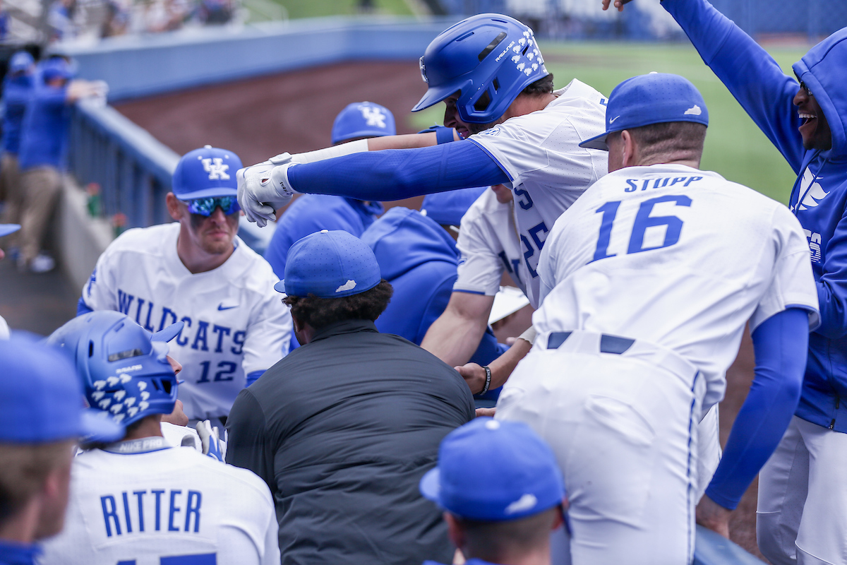 Coltyn Kessler.

Kentucky beats Alabama 11 - 0.

Photo by Sarah Caputi | UK Athletics
