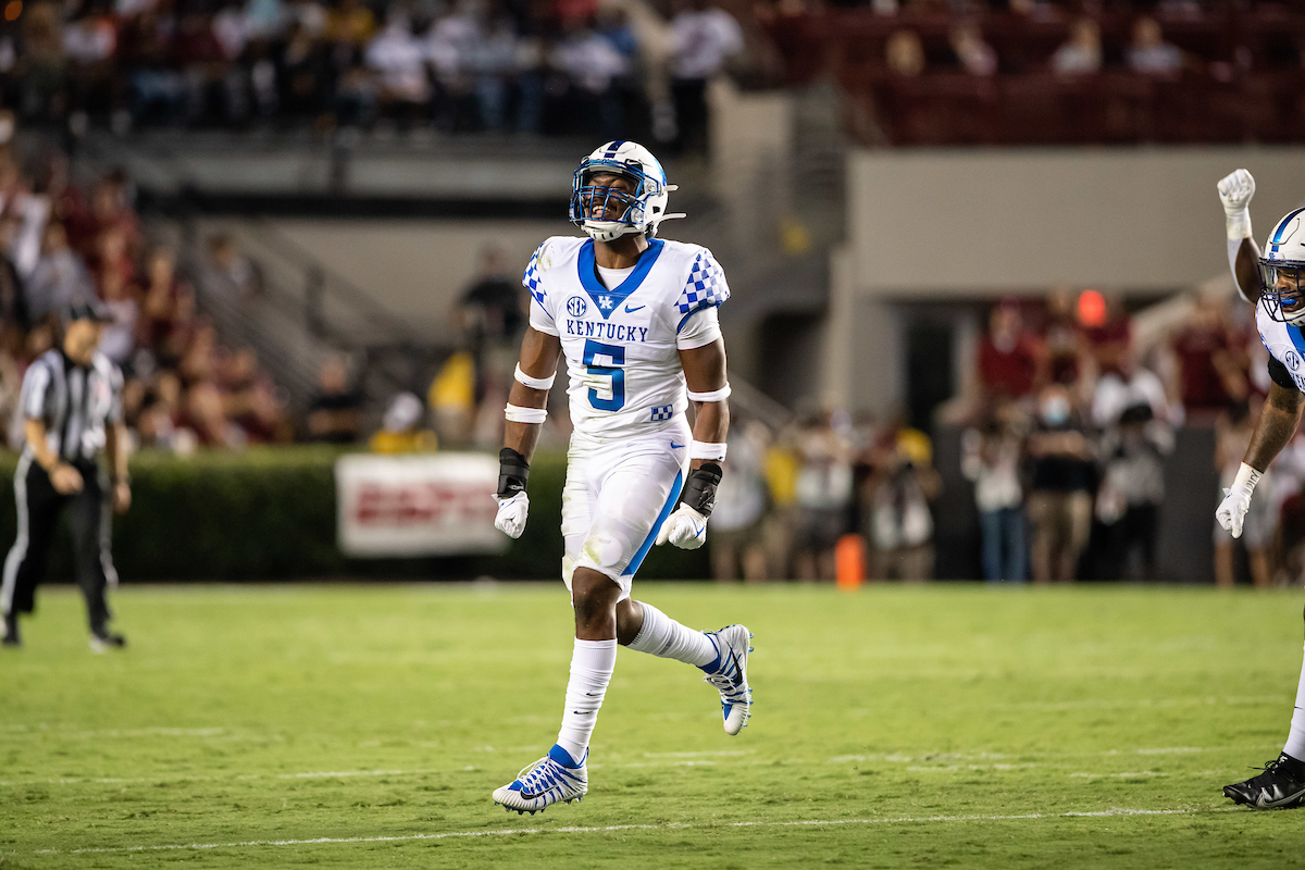DeAndre SquareKentucky beats South Carolina, 16-10.Photo by Jacob Noger UK Athletics
