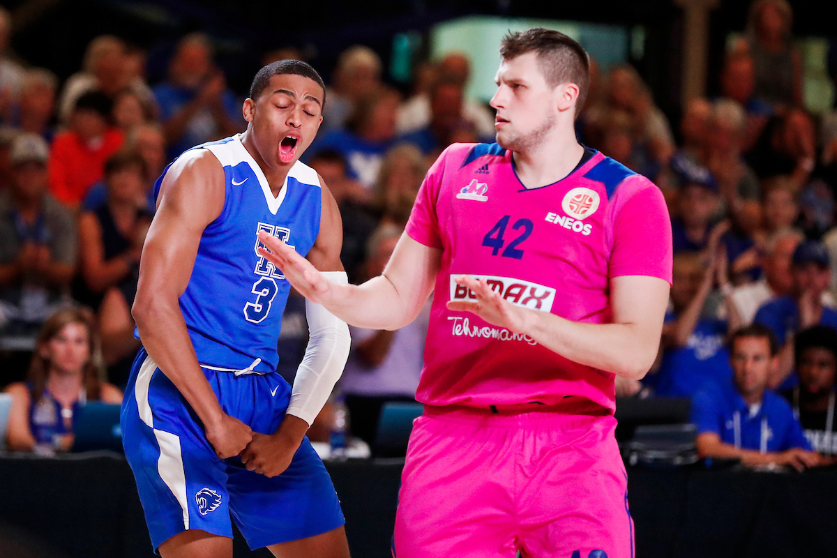 Keldon Johnson.

The University of Kentucky men's basketball team beat Serbia's Mega Bemax 100-64 at the Atlantis Imperial Arena in Paradise Island, Bahamas, on Saturday, August11, 2018.

Photo by Chet White | UK Athletics