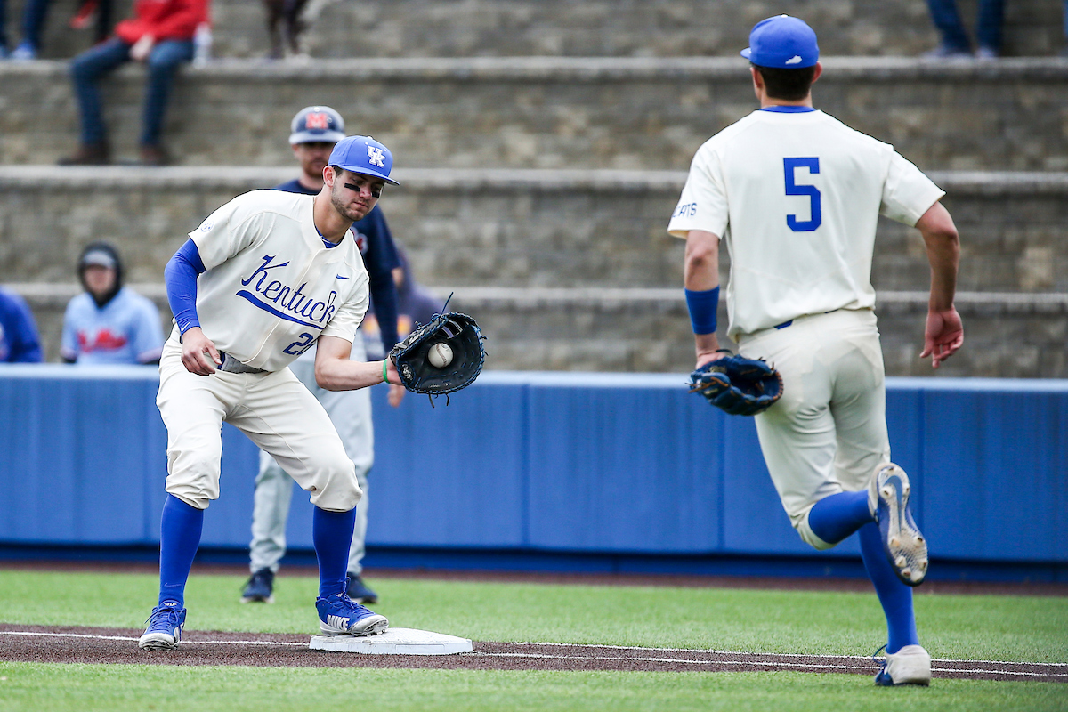 Jacob Plastiak. 

Kentucky beats Ole Miss 9-2.

Photo by Sarah Caputi | UK Athletics