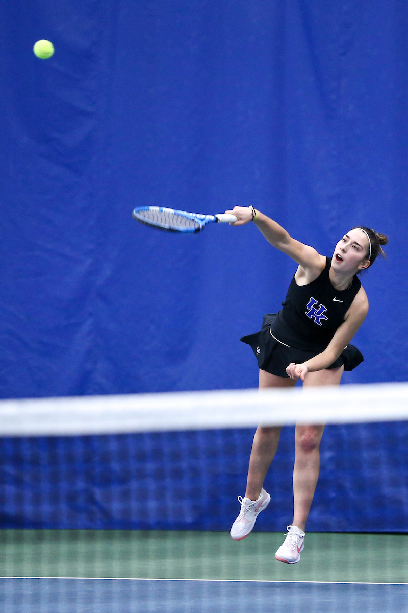 Maialen Morante.

Kentucky beats West Virginia 4-3.

Photo by Grace Bradley | UK Athletics