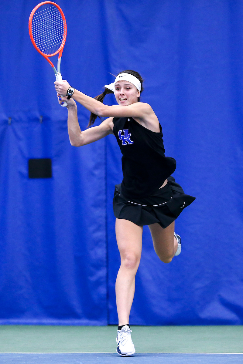 Lidia Gonzalez.

Kentucky beats West Virginia 4-3.

Photo by Grace Bradley | UK Athletics