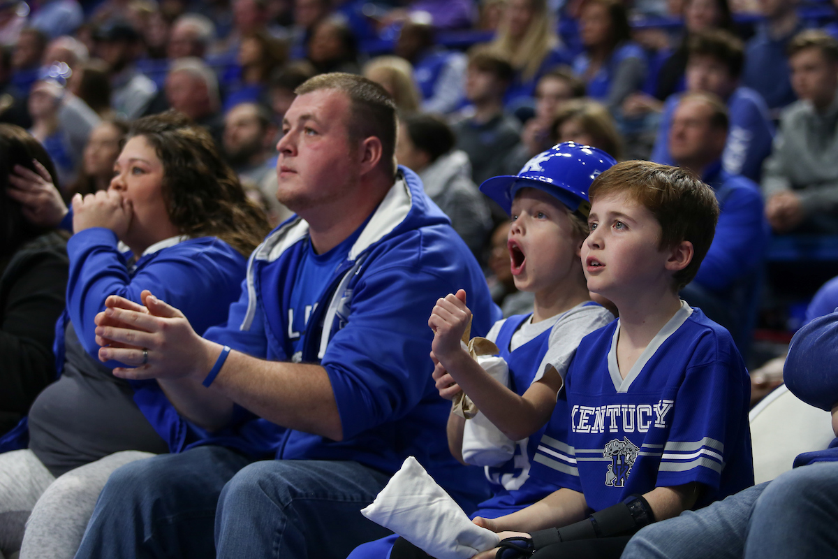 Fans.

The University of Kentucky men's basketball team beats Vandy, 56-47. 

Photo by Hannah Phillips | UK Athletics