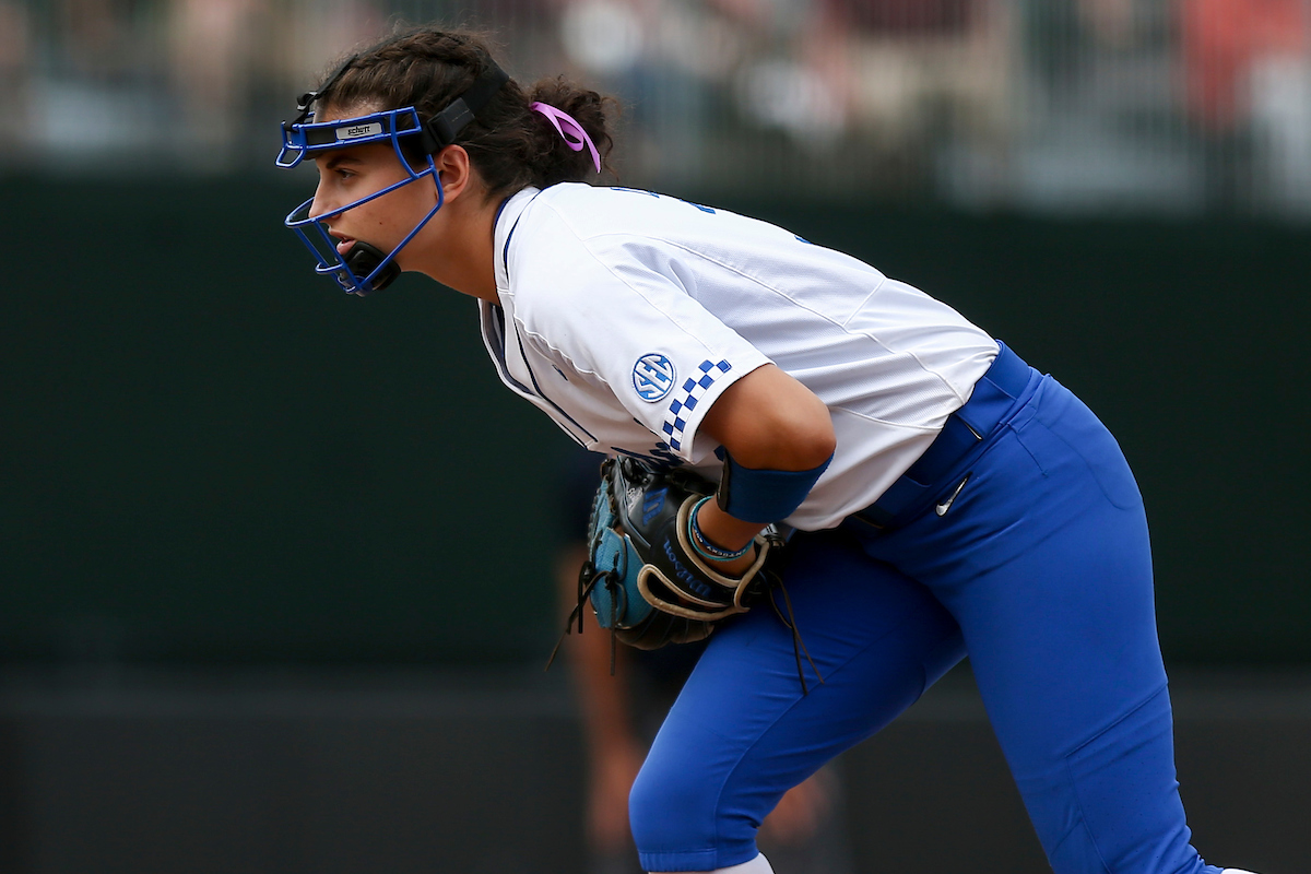 Alexia Lacatena.

Kentucky falls Virginia Tech 4-5.

Photo by Grace Bradley | UK Athletics