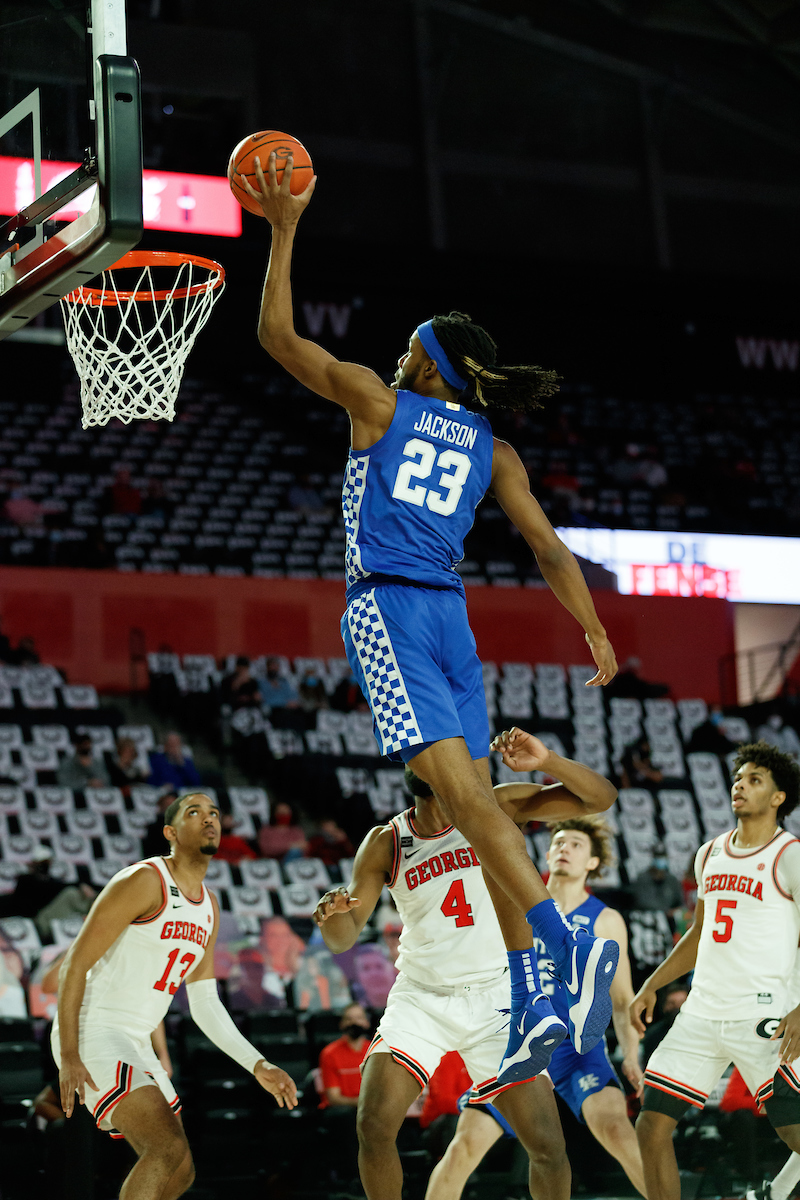 Isaiah Jackson.

Kentucky falls to Georgia, 63-62.

Photo by Elliott Hess | UK Athletics