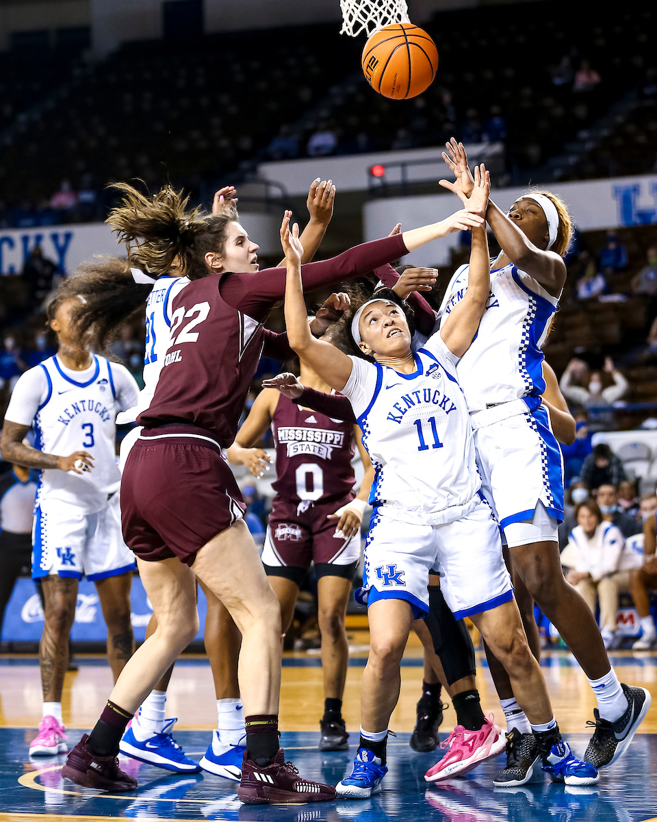 Jada Walker.

Kentucky beats Mississippi State 81-74.

Photo by Eddie Justice | UK Athletics