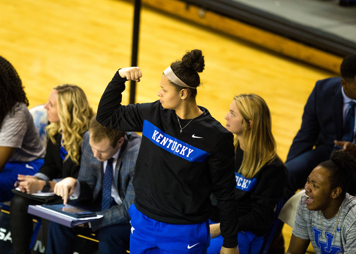 Sabrina Haines

UK women's basketball beats Morehead State. 

Photo by Maddie Baker  | UK Athletics
